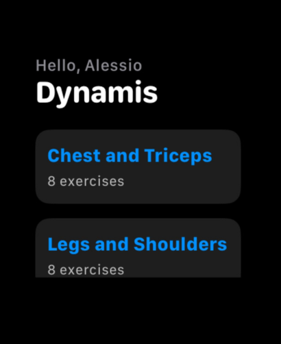 Dynamis - Workout Tracker