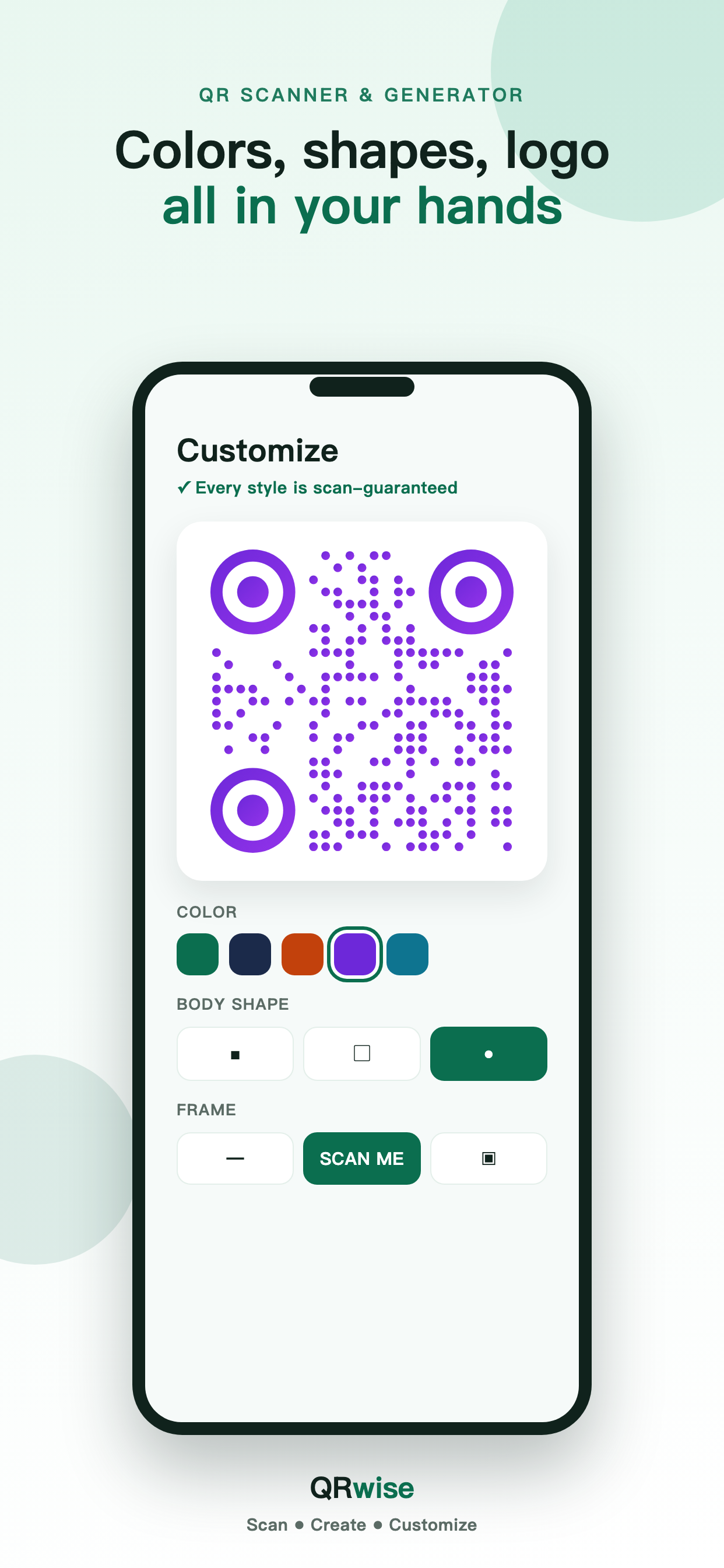 QRwise - QR Generator&Reader screenshot 5
