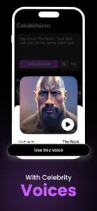 CelebVoicer - Voice Changer screenshot #3 for iPhone