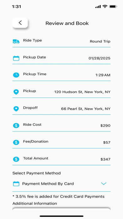 Screenshot 4 of SafeRides.org App