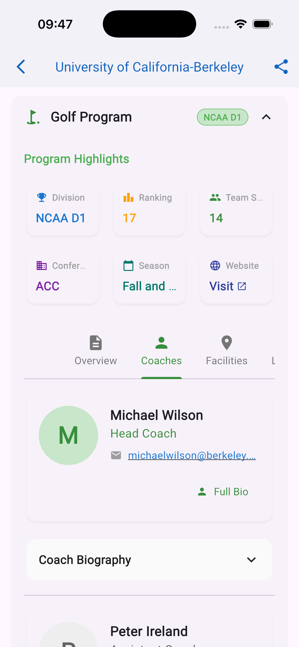 USCollegeGolf screenshot 10