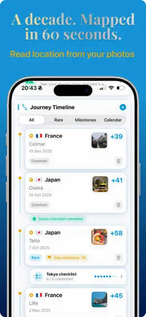 Travelog: Track.Rank.Complete. screenshot 2