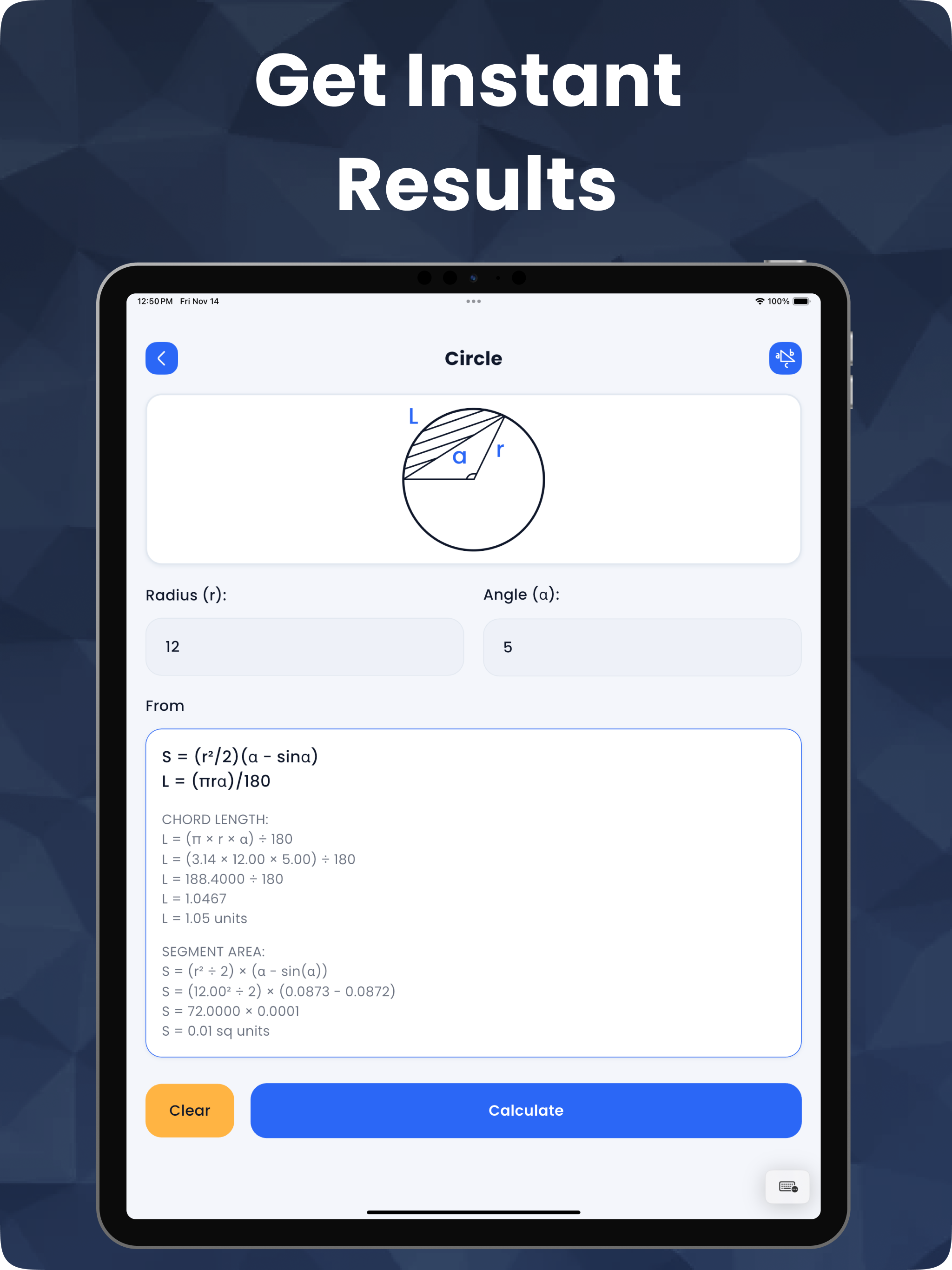 Geometry Shape Calc Pro screenshot 10