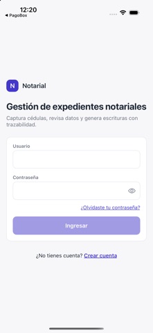 Notarial screenshot 1