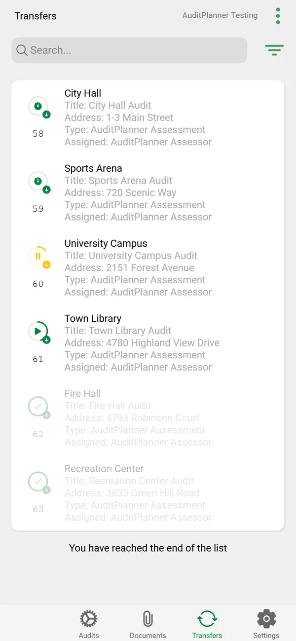 Screenshot #3 pour AuditPlanner