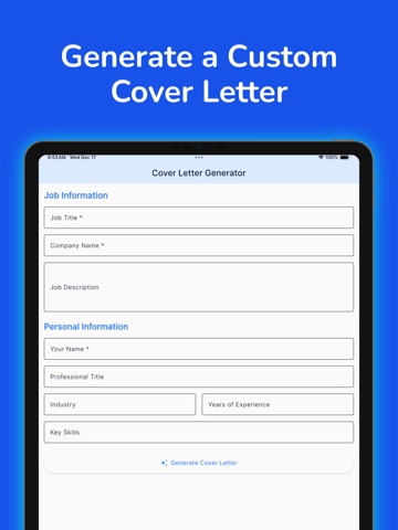 Resume Ladder iPad screenshot