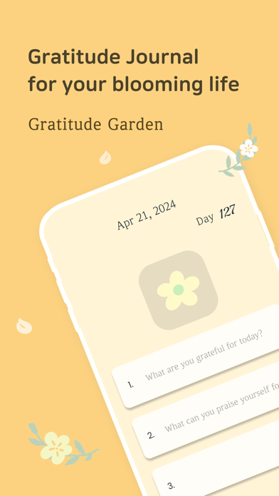 Gratitude Garden: Journal Screenshot