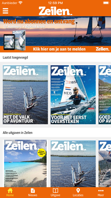 Zeilen magazine Screenshot