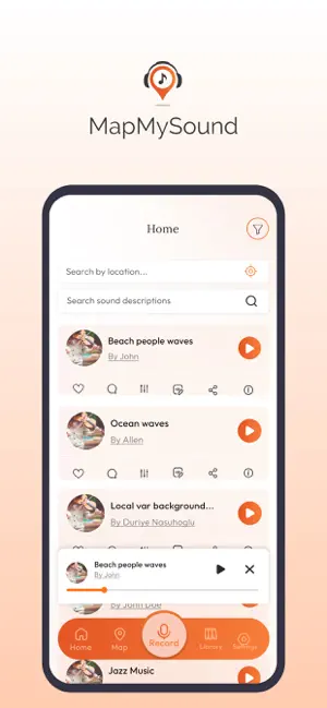 MapMySound. Soundscape Map screenshot 3