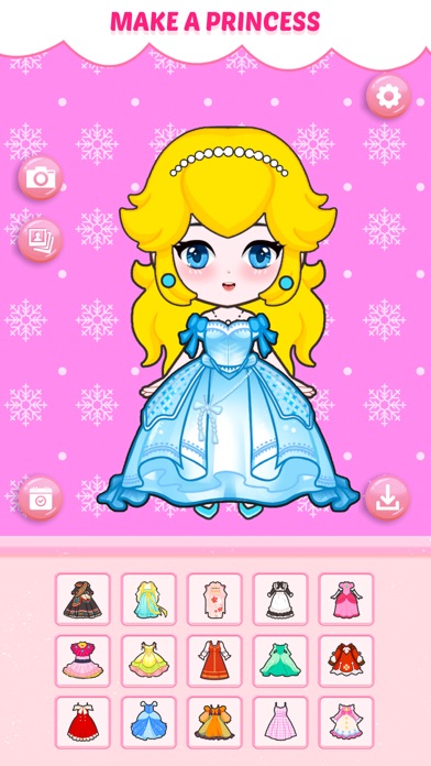 Screenshot 4 of Magic Princess: Dress Up Doll App