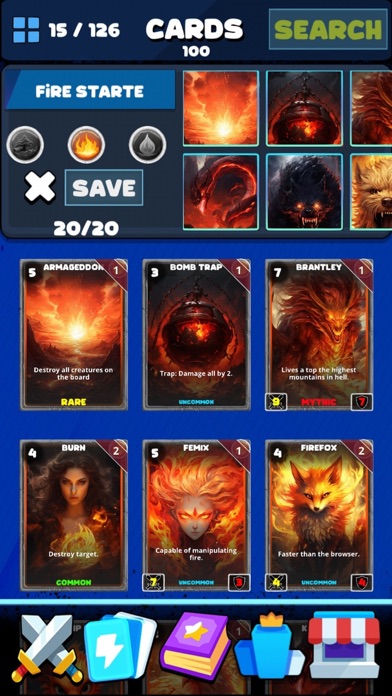Mobile Monsters TCG Screenshot