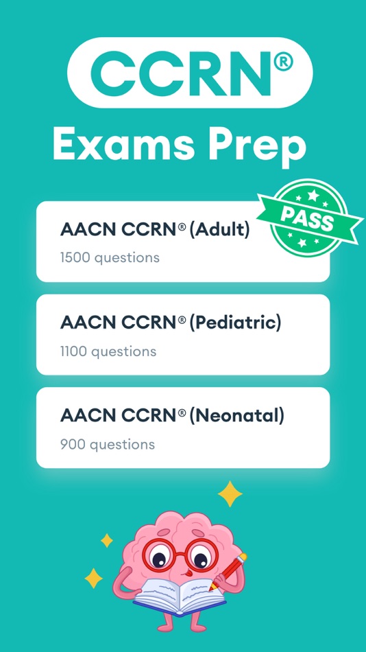 #1. CCRN Test Prep 2025 (iOS) Με: 秀娟 周