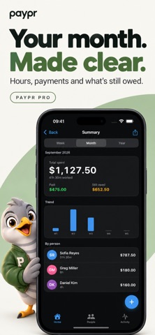 Paypr: Hourly Pay Tracker Screenshot 4 of 5