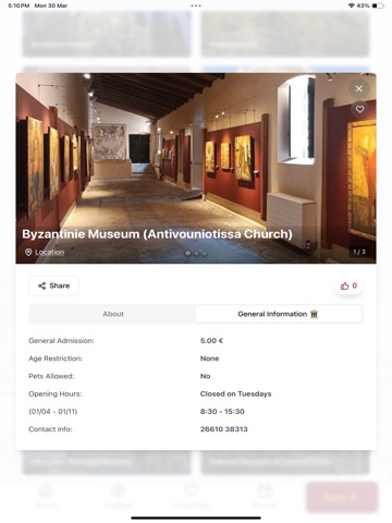 Corfu Insiders iPad screenshot