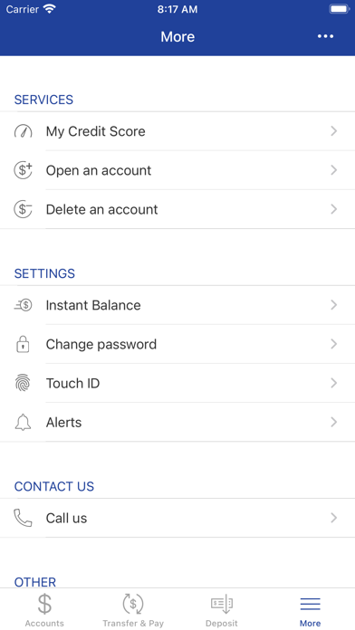 Healthcare Financial FCU Screenshot