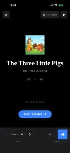 Capture d'écran de The Three Little Pigs Romanian sur iPhone 2