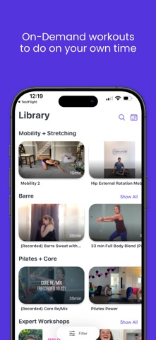Momentum Fit Studio iPhone screenshot