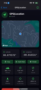 Just Sensors screenshot