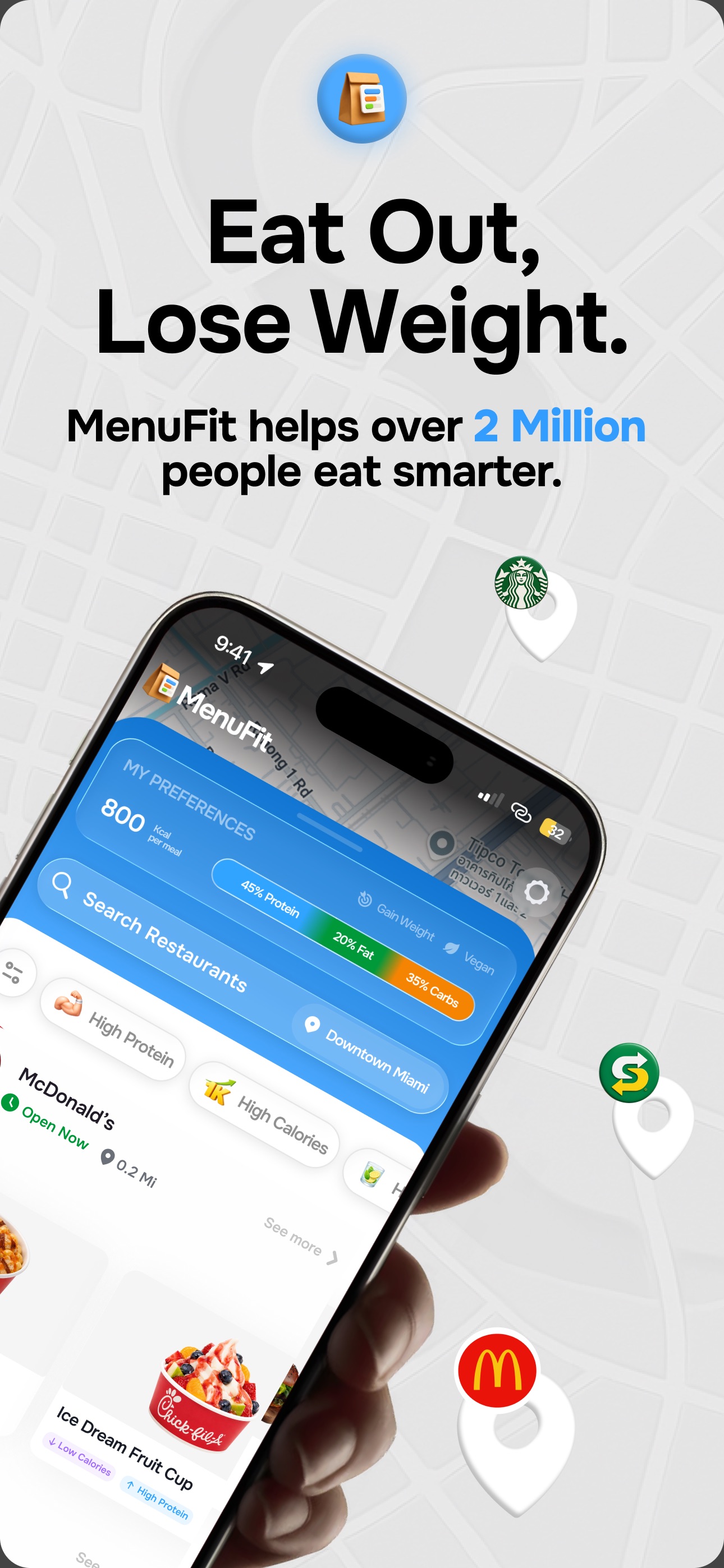 Screenshot 2 of MenuFit - Healthy Eating Out