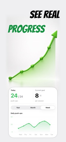 Grow Arms: Push-Up Alarm Screenshot 5 of 7