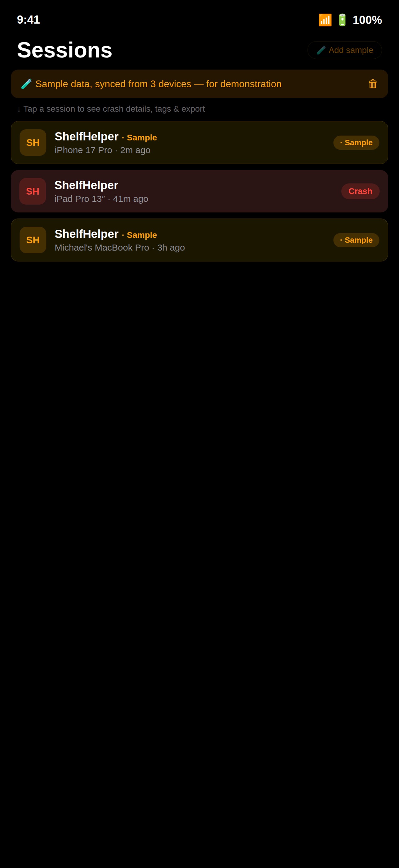 Screenshot 1 of Log Console: App Dev Assistant