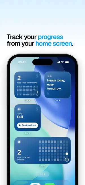 Crank: Gym workout log track screenshot 4