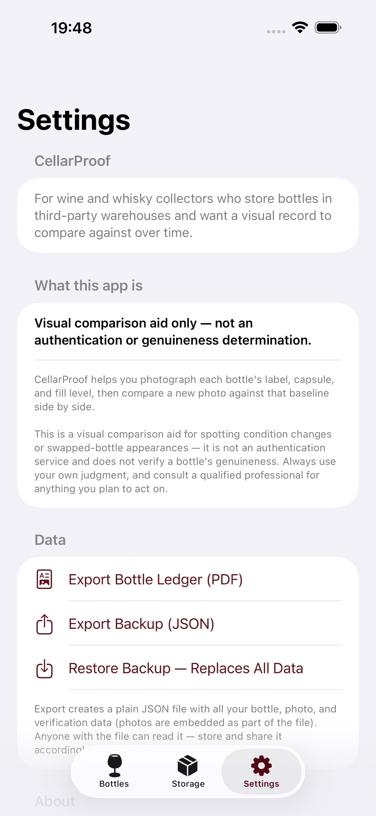 Screenshot 5 of CellarProof - Wine Label Check