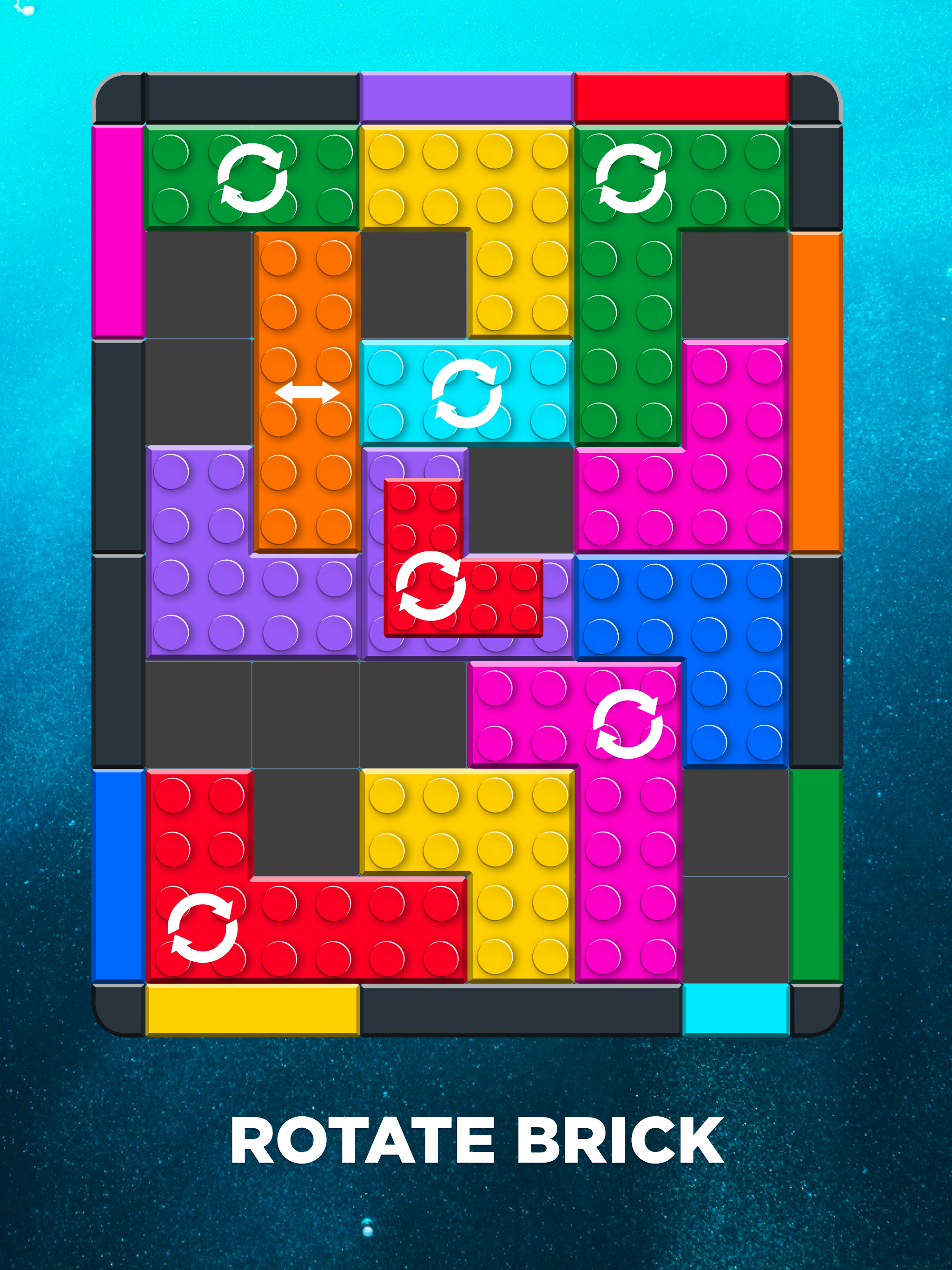 Brick Jam: color block
