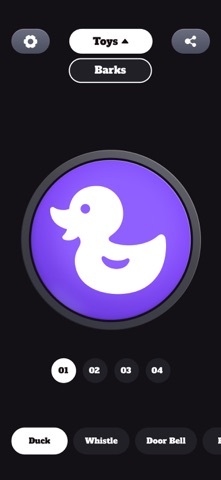 Dog Barking App - Barks & Toys iPhone screenshot