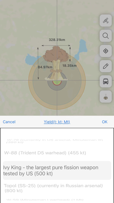 Screenshot 3 of Nuke Simulator - Blast Map App