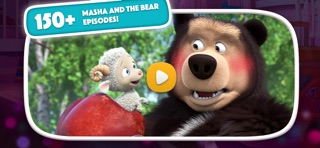 Masha & Bear: TV & Games iPhone screenshot