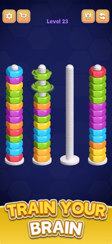 Nuts Sort iPhone screenshot
