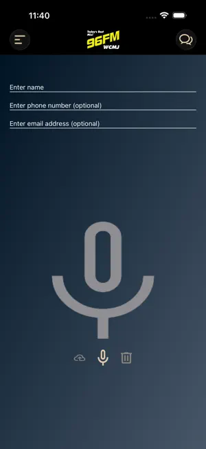 96FM WCMJ screenshot 4
