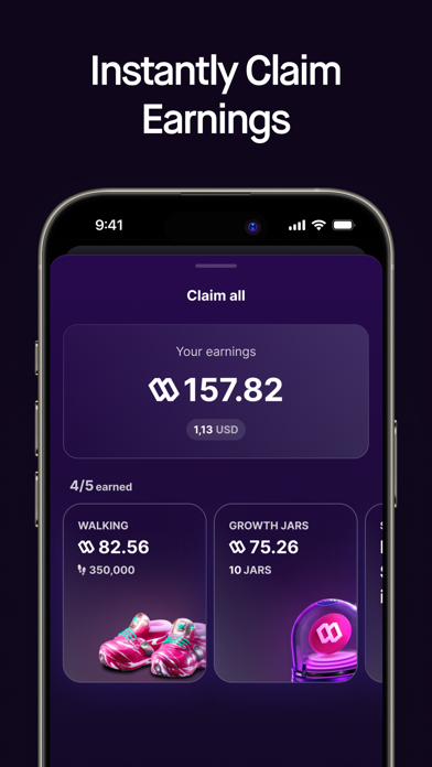 Sweat Wallet: Walk Into Crypto iPhone screenshot 5