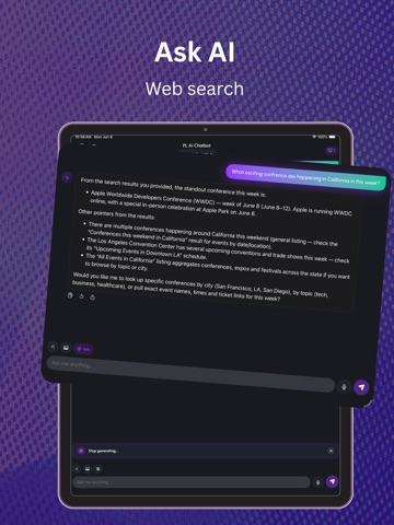 PL AI: Chatbot & AI Writer iPad screenshot