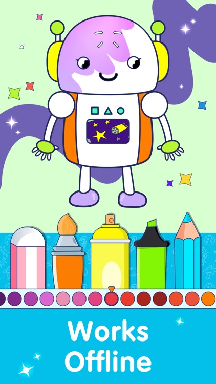 Drawing App Kids Coloring Book screenshot-3
