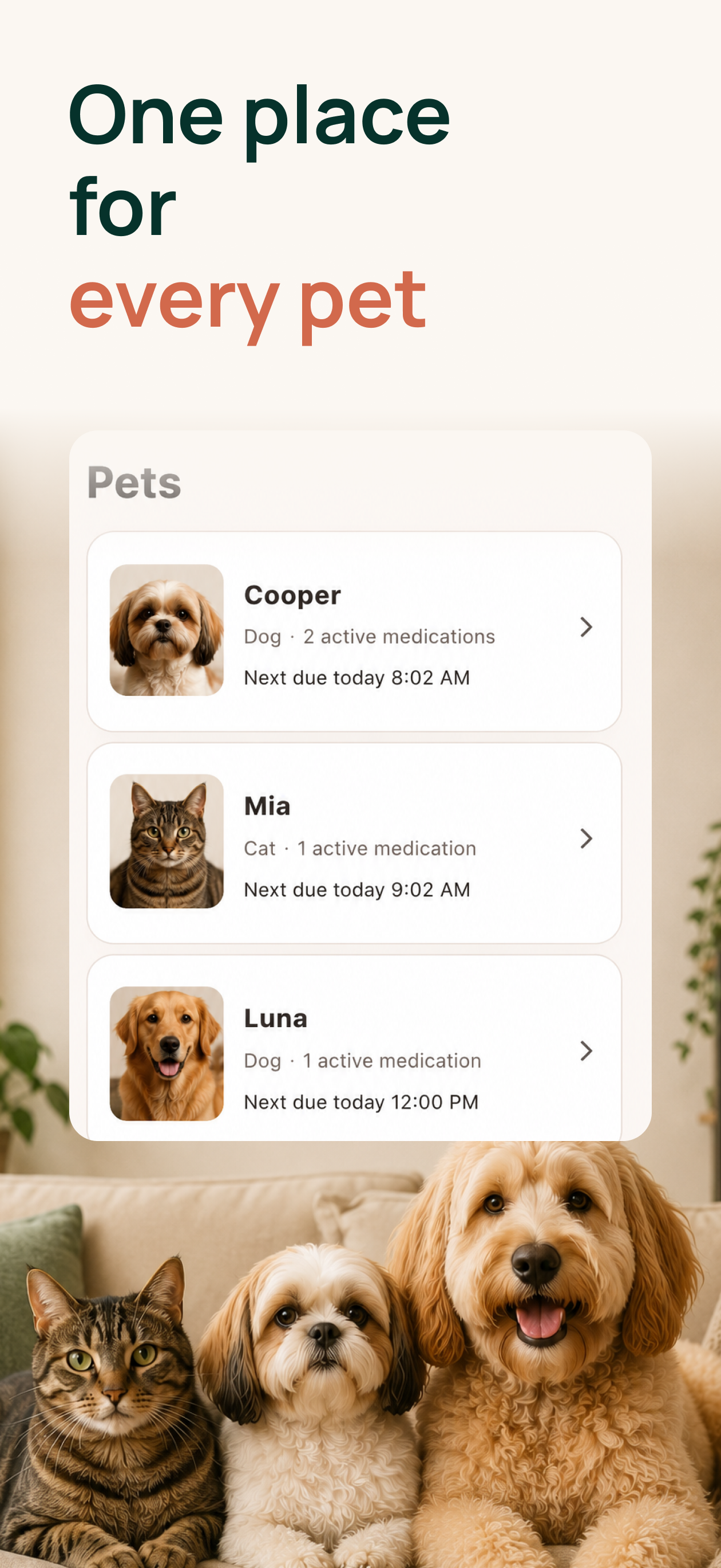 DoseHandoff Pet Medication Log screenshot 5