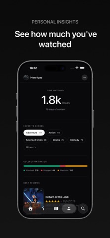 Plotwist: Track What You Watch iPhone screenshot