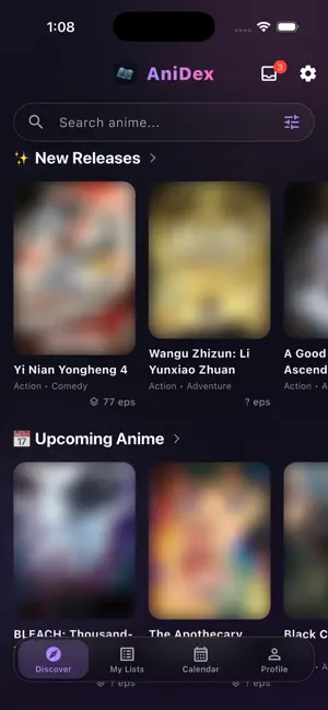 AniDex: Anime Tracker screenshot 2