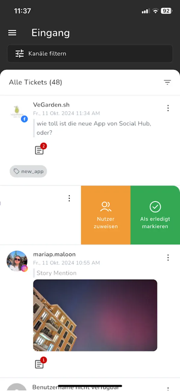Screenshot #3 pour SocialHub Inbox