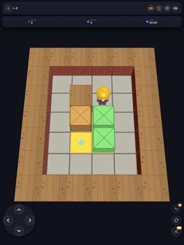 Sokoban 3D - offline puzzle iPad screenshot