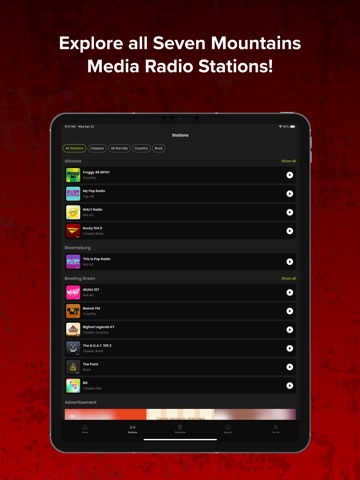 Rocky 104.9 iPad screenshot