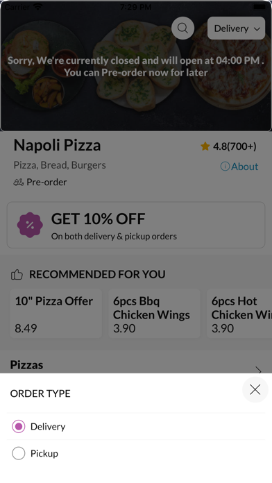 Napoli Pizza Wirral Screenshot