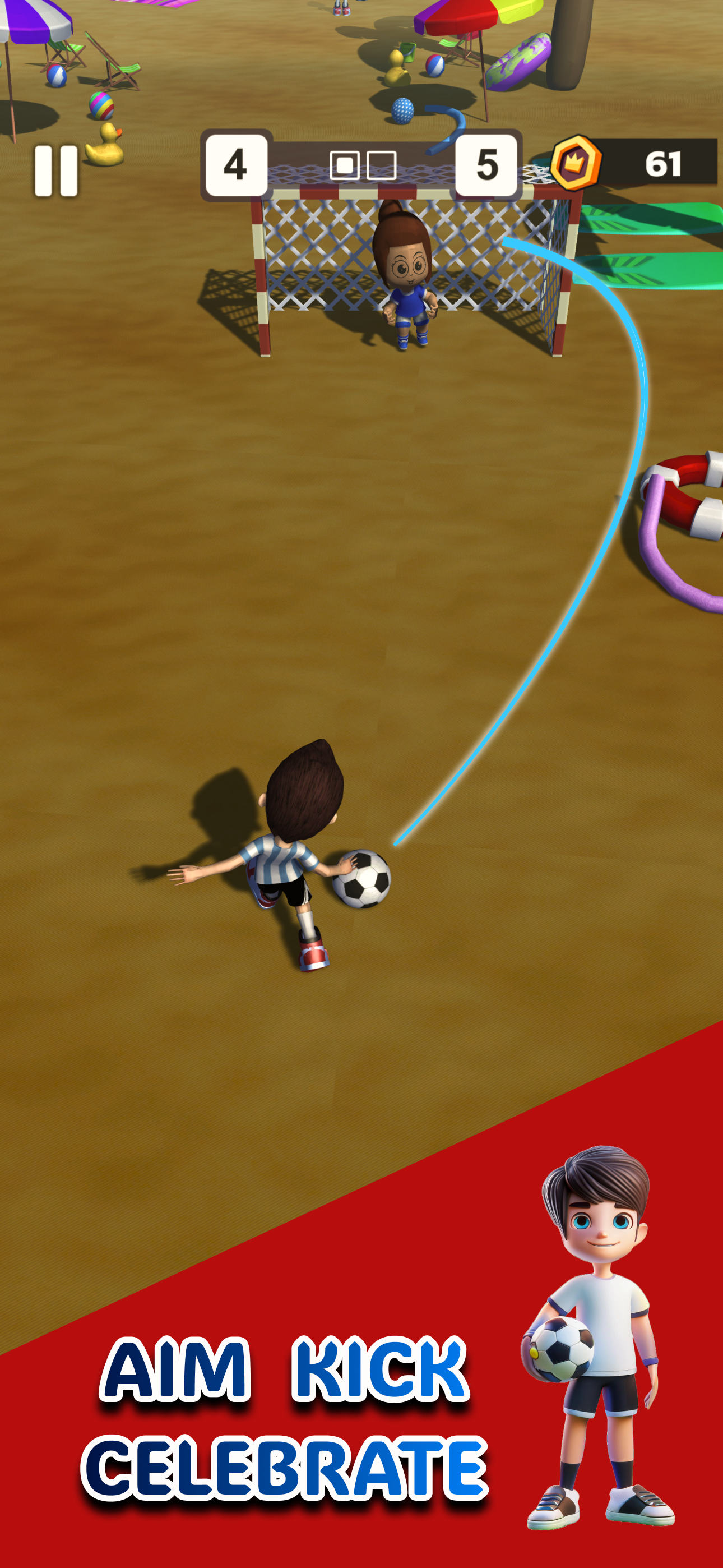 Soccer kick: Football  games screenshot 3
