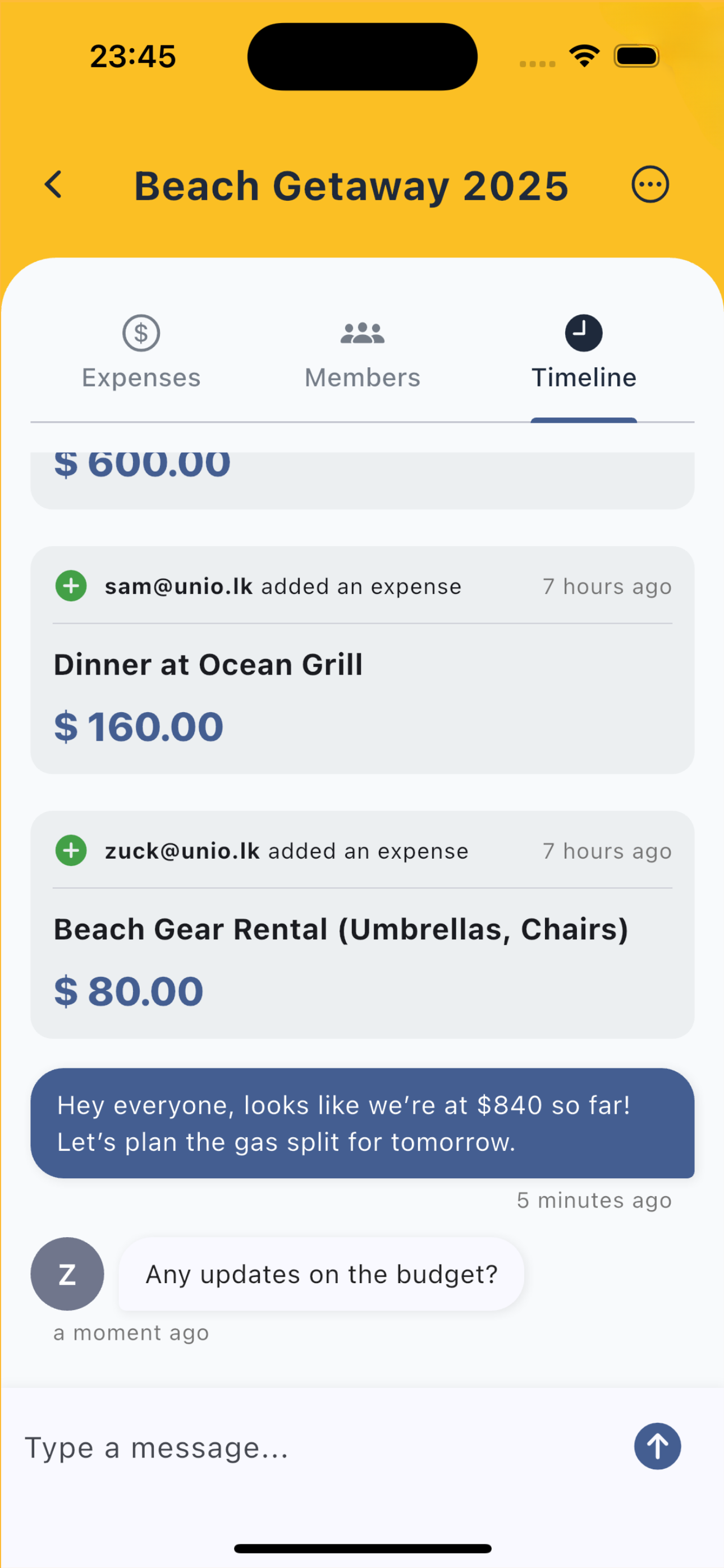 Splitr • Budget, Together