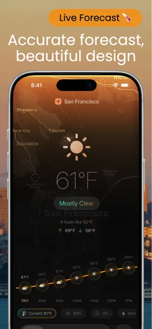 WeatherGlow - Local Forecast screenshot 2