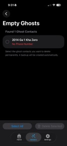Contacts Manager screenshot