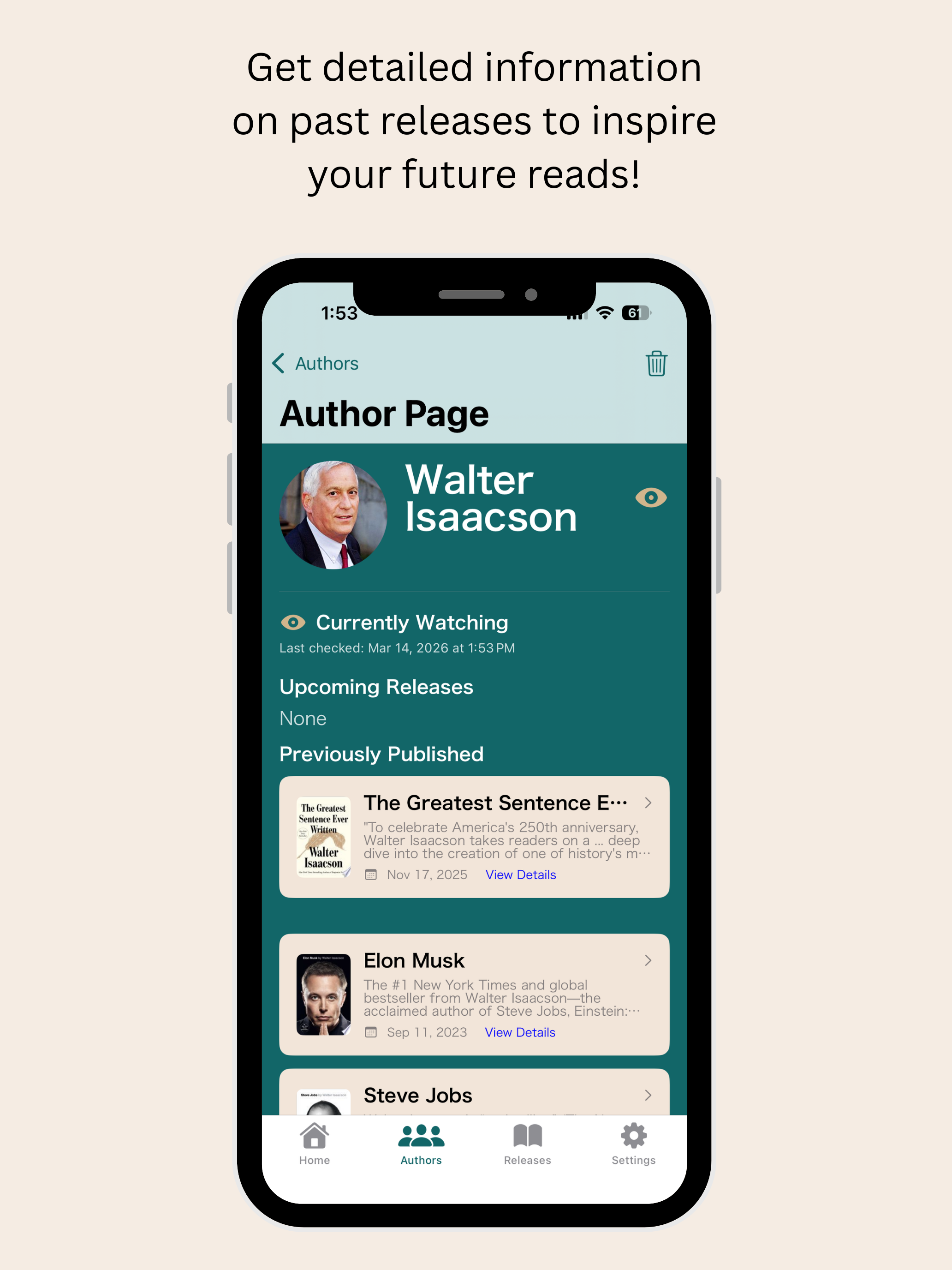AuthorWatch