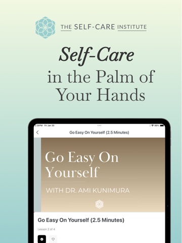 Self-Caring ipad screenshot 2