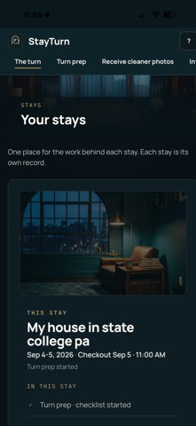 StayTurn: Short-Term Rentals app screenshot